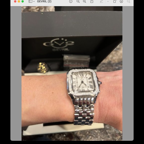 Gevril Women's Watch with Diamonds - Picture 2 of 2